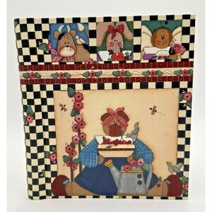 DaySpring Greeting Card Planner & Address Book Folk Art Organizer Vintage Retro